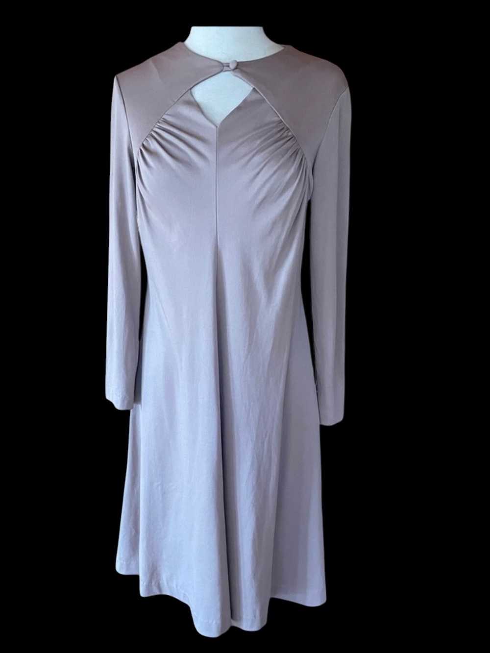 1970s Poly Cocktail Dress
